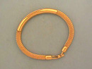 Signed Mesh Bracelet,G/T,Tube,Vintage