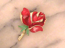 Wonderful Rose Pin,Unique,Vintage,Fab!