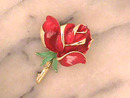 Wonderful Rose Pin,Unique,Vintage,Fab!