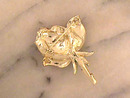 Wonderful Rose Pin,Unique,Vintage,Fab!