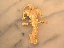 Jack in Box Pin,Enamelled,R/Ss,Very Nice!