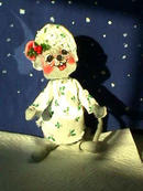 Annalee Doll Bedtime Mouse w/shirt&cap '91