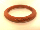 Carved Wooden Bangle,Nice!