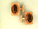 Destino Tigereye Cufflinks,Cuff Link,Vint,G/F