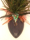 African Tribal Mask,Handmade,Pin Very Nice!