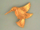Hummingbird Pin Brooch,Textured,Beauty!