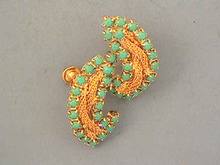 Gorgeous Hobe Earrings,Turquoise R/Ss,Mesh