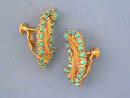 Gorgeous Hobe Earrings,Turquoise R/Ss,Mesh