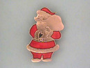 Enamelled Santa Pin,Nice!! Christmas!