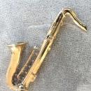 Saxophone Rhinestone Pin Vintage Loaded