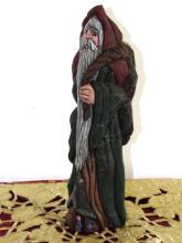 Santa Hand Carved Figure Numbered 11/100 Limited Edition Signed Hand Painted