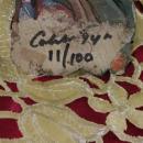 Santa Hand Carved Figure Numbered 11/100 Limited Edition Signed Hand Painted