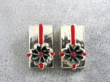 Present Gift Earrings Christmas Vintage