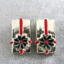 Present Gift Earrings Christmas Vintage