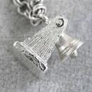 Tourist Pennsylvania Bracelet 3 Charms Signed Safety Chain