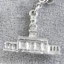 Tourist Pennsylvania Bracelet 3 Charms Signed Safety Chain