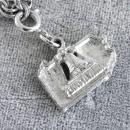 Tourist Pennsylvania Bracelet 3 Charms Signed Safety Chain