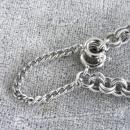 Tourist Pennsylvania Bracelet 3 Charms Signed Safety Chain
