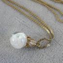 Vintage Floating Opals Necklace Pendant Gorgeous