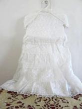 Carol Joy Christening Gown Matching Bonnet Vintage 1950s Child's