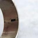 Chunky Sterling Ring Designer Etching Band Vintage