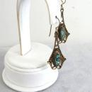 Best Abalone Earrings Open Work Beautiful Pierced Vintage