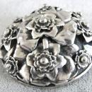 Old Hobe Brooch Pin Wiry Vintage Sterling Fabulous!