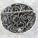 Old Hobe Brooch Pin Wiry Vintage Sterling Fabulous!