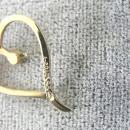 Emerald Heart Pendant Genuine GF Neck