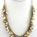 NAPIER Shell Necklace Vintage Loaded Charms