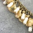 NAPIER Shell Necklace Vintage Loaded Charms