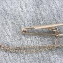 Exquisite Edwardian Watch Pin Graduated Pearls Safety Gold