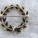 Exquisite Edwardian Watch Pin Graduated Pearls Safety Gold