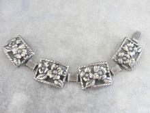 1940s Felch Sterling Bracelet,Art Deco,Beautiful!