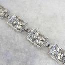 1940s Felch Sterling Bracelet,Art Deco,Beautiful!