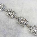 1940s Felch Sterling Bracelet,Art Deco,Beautiful!