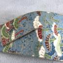 Japanese Paper Earrings Vintage Handcrafted Signed