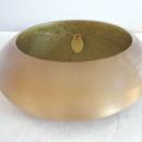 Alexis Bittar Luminous Gold Bangle Wide Dome Textured Vintage