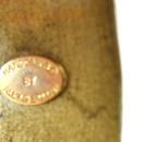 Alexis Bittar Luminous Gold Bangle Wide Dome Textured Vintage