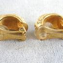 Vintage Christian Dior Earrings Pave Style Clips Fab!