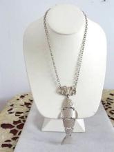 Large Articulated Fish Necklace Vintage Nice