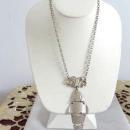 Large Articulated Fish Necklace Vintage Nice