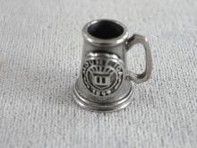 Vintage Mug Stein Charm Sterling Mt Ida