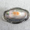 Blister Pearl Set Demi Vintage Pin Earrings Sterling Silver