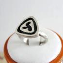 Vintage Playboy Bunny Ring Sterling Silver Chunky