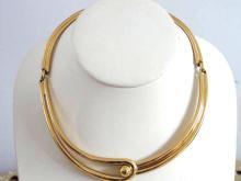 Gorgeous Monet Neck Piece Vintage Modernist Necklace