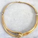 Gorgeous Monet Neck Piece Vintage Modernist Necklace