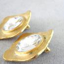 Headlight Earrings NORMA JEAN Riviolis Vintage Gorgeous!