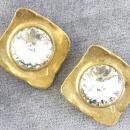 Headlight Earrings NORMA JEAN Riviolis Vintage Gorgeous!