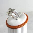 Israel Sterling Ring Modernist Chunky Open Size At Top Unusual
